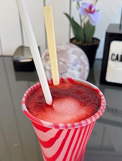 Granita alla fragola
