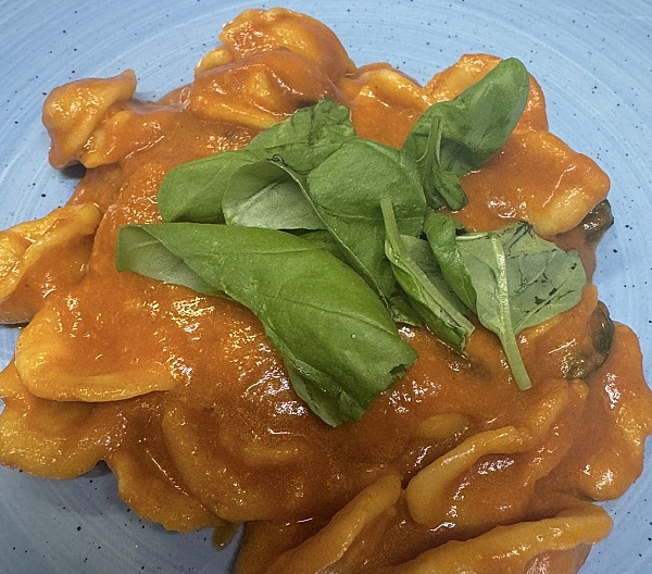 Orecchiette, pomodoro e basilico